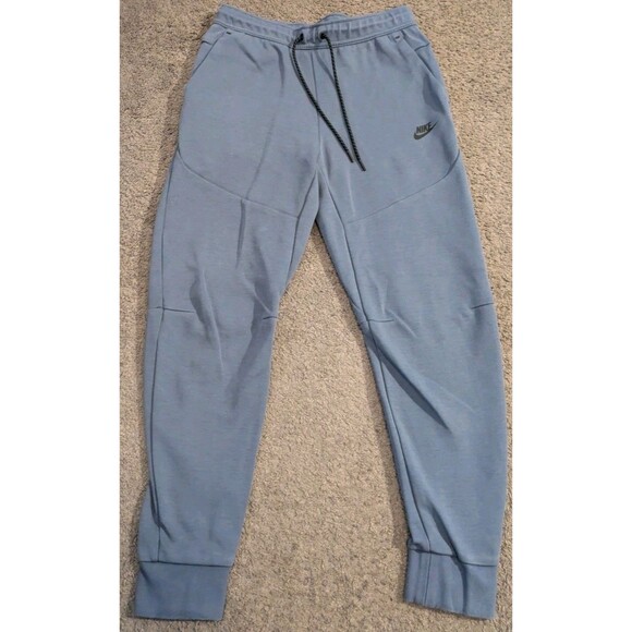 Nike Sporstwear Tech Fleece Joggers Marine Blue Black CU4495-491 Men's Medium - Picture 1 of 5